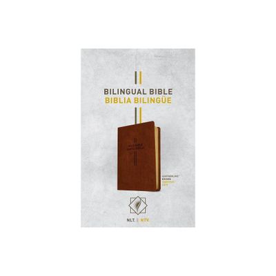 Bilingual Bible / Biblia Bilinge Nlt/Ntv (Leatherlike, Brown) - (Leather Bound)