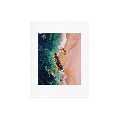 Deny Designs 18x24 Pita Studios Miramar Beach Unframed Art Print: Modern Style, Digital Abstract, Cardstock Paper