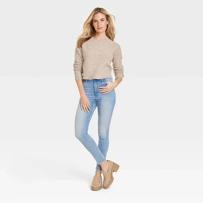 Womens High-Rise Skinny Jeans