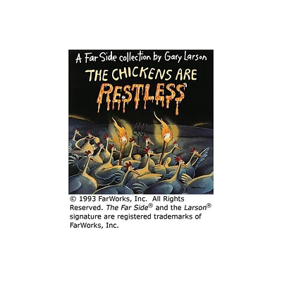 The Chickens Are Restless - (Far Side) by Gary Larson (Paperback)