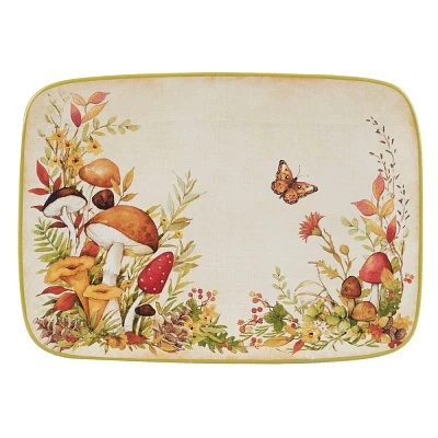 Certified International Woodland Critters Rectangular Serving Platter