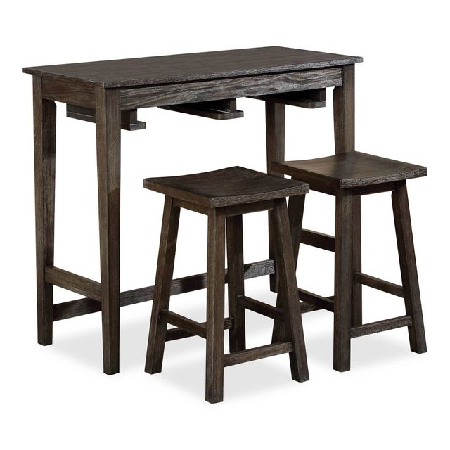 3pc Helbrana Bar Height Dining Set