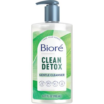 Biore Clean Detox Face Cleanser - 6.77 fl oz