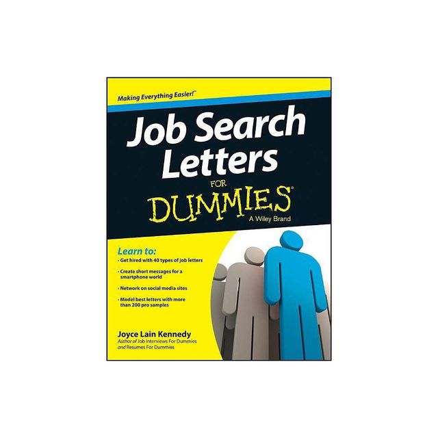 Job Search Letters For Dummies, 4th Edition - by Joyce Lain Kennedy (Paperback)