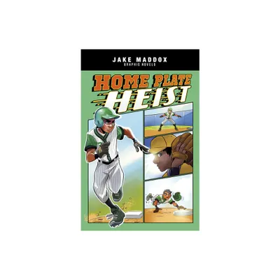 Home Plate Heist - (Jake Maddox Graphic Novels) by Jake Maddox (Paperback)