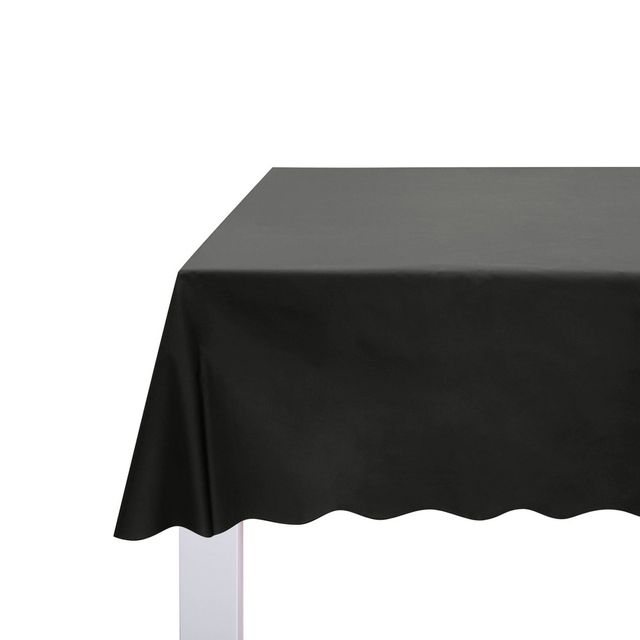 54 x 108 Solid Table Cover Black - Spritz