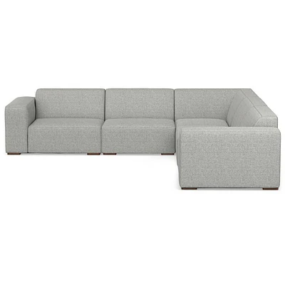 WyndenHall Biggs Corner Sectional Pale Gray