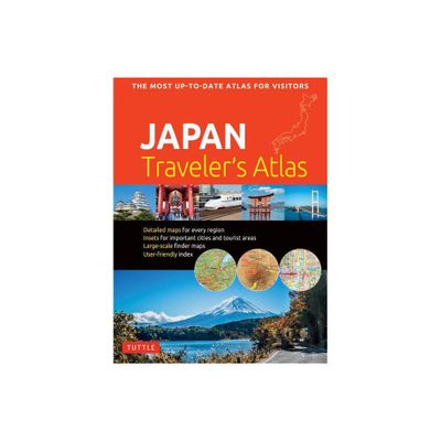 Japan Travelers Atlas - 2nd Edition by Tuttle Studio (Paperback)