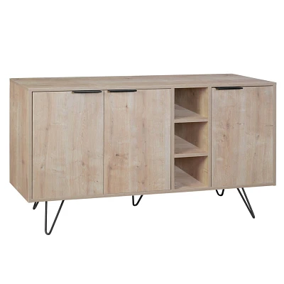 Niche Storage Console Cabinet Light Oak