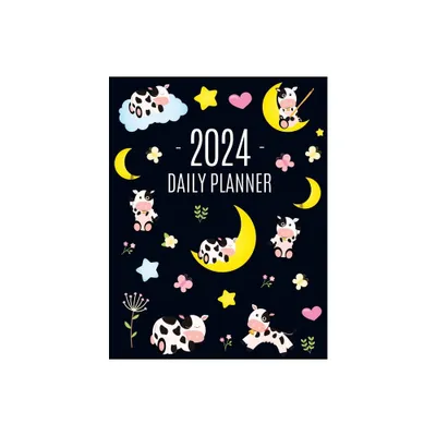 Cow Planner 2024 - by Happy Oak Tree Press (Paperback)