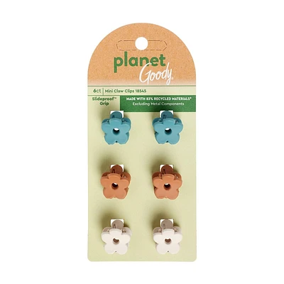 Planet Goody Mini Flower Claw Clips - 6ct