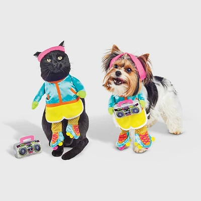 Halloween Retro kater Dog and Cat Frontal Costume with Boombox Toy - Hyde & EEK! Boutique