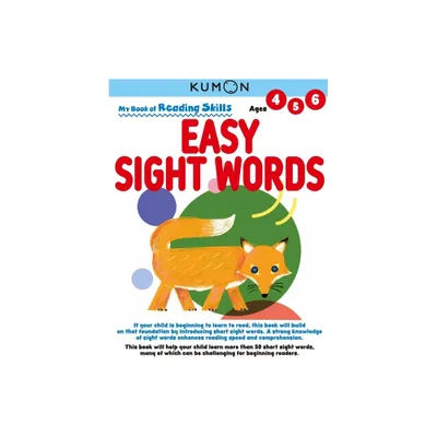 Kumon My Bk of Reading Skills: Easy Sight Words - by Kumon Publishing (Paperback)