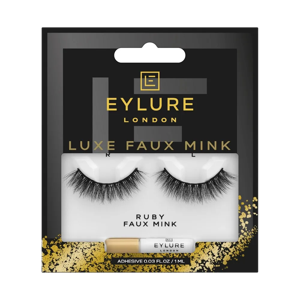 Eylure Luxe Faux Mink Ruby False Eyelashes - 1pr