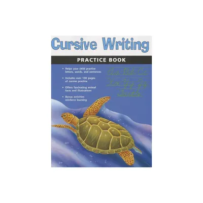 Cursive Writing Practice Book (Flash Kids Harcourt Family Learning) - (Paperback)