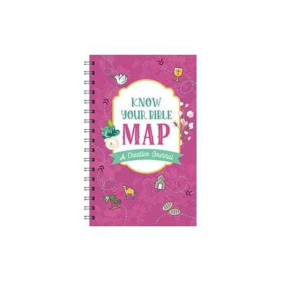 Know Your Bible Map [Womens Cover] - (Faith Maps) by Compiled by Barbour Staff (Spiral Bound)