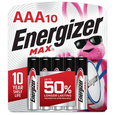 Energizer 10pk Max Alkaline AAA Batteries