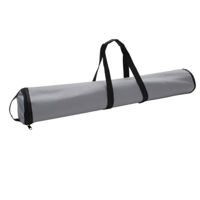 Simplify Wrapping Paper 30 Storage Bag Gray/Black: Gift Wrap Organizer, Built-In Handles, Folds Flat, Polyester