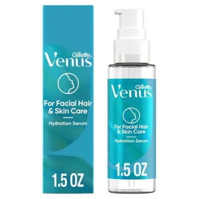 Venus for Facial Hair & Skin Hydration Serum with a Touch of Hyaluronic Acid - 1.5 fl.oz