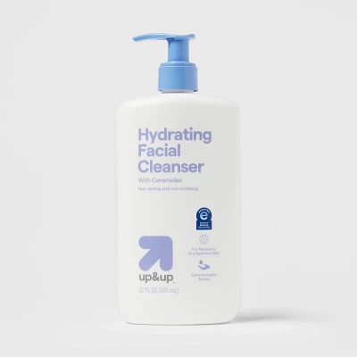 Hydrating Facial Cleanser with Ceramides - Normal to Dry Skin/Sensitive - 12oz - up&up