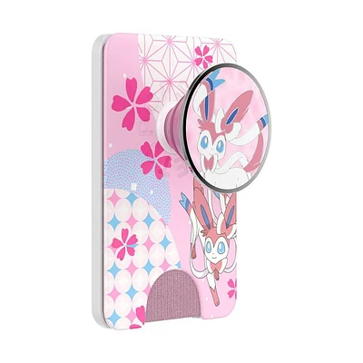 PopSockets Magnetic Phone Wallet with Grip and MagSafe Adapter Ring - Pokmon Sylveons Dream