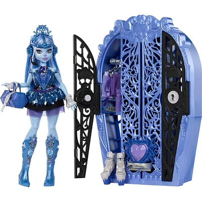 Monster High 12.5 Skulltimate Secrets Monster Mysteries Playset, Abbey Bominable Doll with Surprises