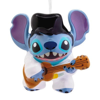 Hallmark Disney Lilo & Stitch Rock Star Stitch Decoupage Christmas Tree Ornament