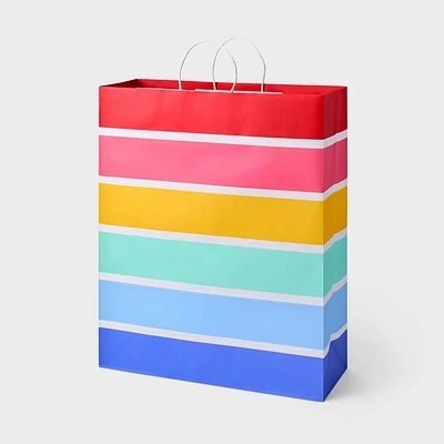 Striped Jumbo Gift Bag - Spritz