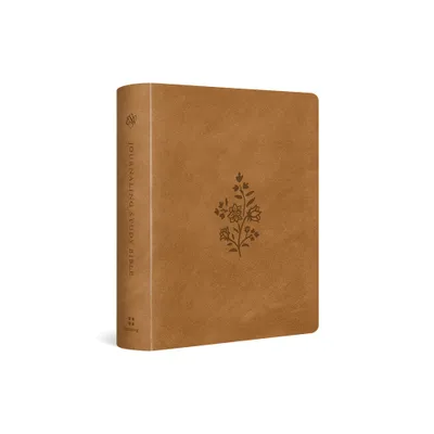 ESV Journaling Study Bible (Trutone Over Board, Nubuck Caramel) - (Leather Bound)