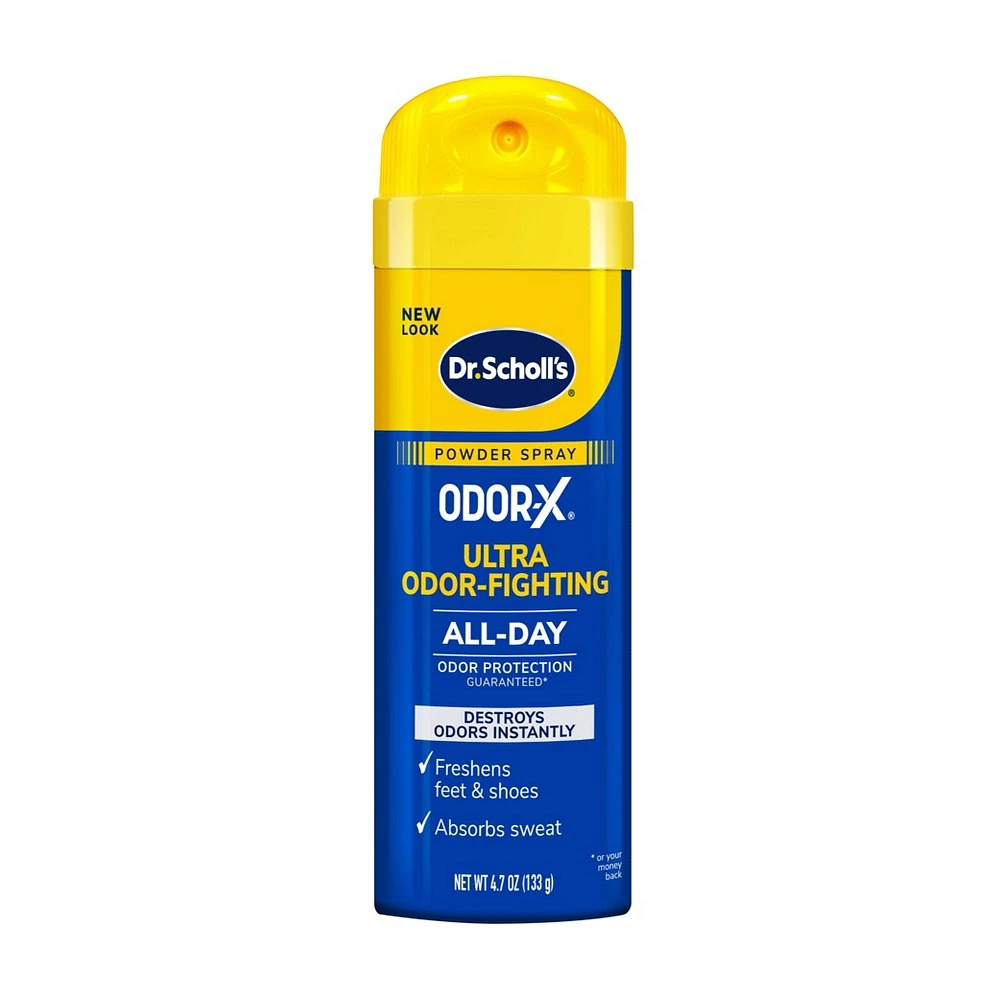 Dr. Scholls Odor-X Ultra Odor-Fighting Powder Spray - 4.7oz