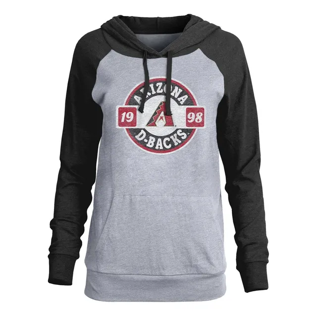 MLB Atlanta Braves Women's Lightweight Bi-Blend Hooded T-Shirt - XS