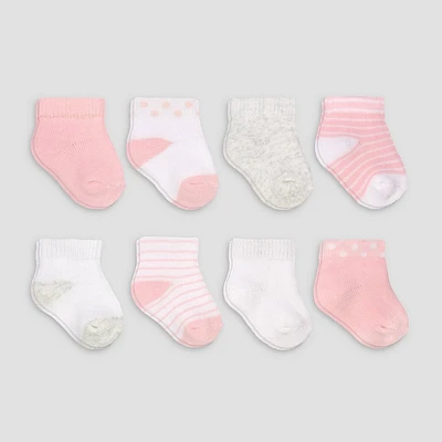 Carters Just One You 8pk Baby Girls Ankle G Basic Terry Socks