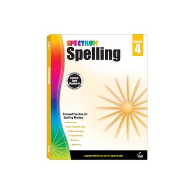 Spectrum Spelling, Grade 4 - (Paperback)