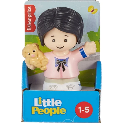 Fisher-Price Little People Woman With Puppy Figure