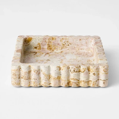 Square Marble Catchall Tray - Threshold designed with Studio McGee