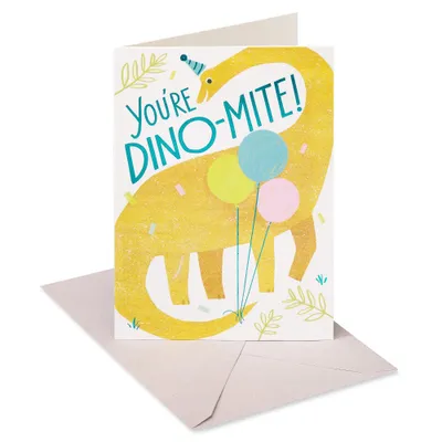 Dino-Mite Birthday Card