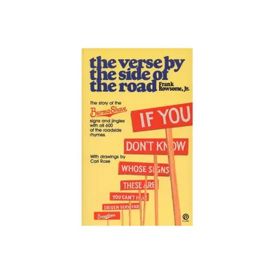 Verse by the Side of the Road - by Frank Rowsome (Paperback)