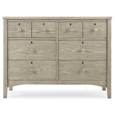 Delta Children Farmhouse 6 Drawer Dresser with Interlocking Drawers