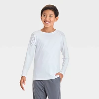 Boys Long Sleeve Fitted Crewneck T-Shirt