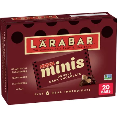 Larabar Minis Double Dark Chocolate - 15.6oz/20ct