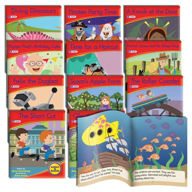 Junior Learning Spelling Readers - Fiction Learning Set: Educational & Learning Tools for Reading & Writing, Ages 5+