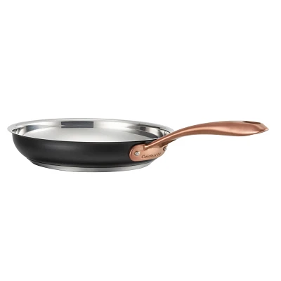 Cuisinart 10 Skillet Matte Black Stainless with Blush Bronze