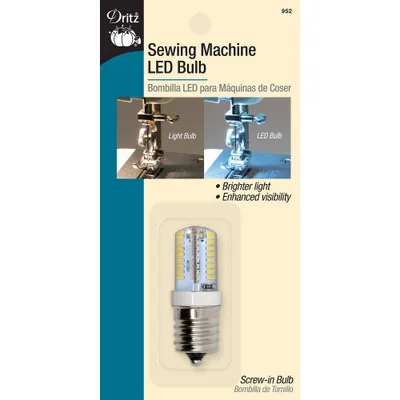 Dritz Sewing Machine LED Light Bulb with Screw-In Base