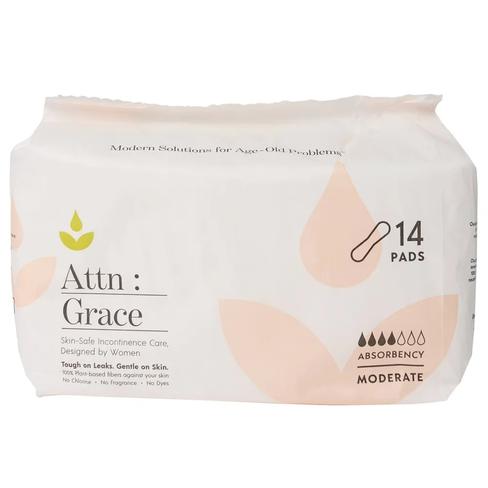 Attn: Grace Incontinence Pads - Moderate Absorbency - 14ct | The Market  Place