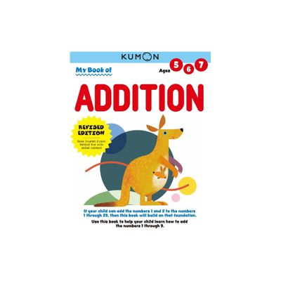 Kumon My Book of Addition - by Kumon Publishing (Paperback)