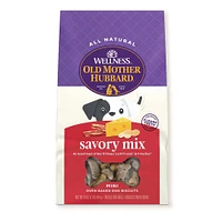 Old Mother Hubbard by Wellness Savory Mix with Peanut Butter, Carrot, Liver, Cheese, Apple and Bacon Mini Dog Treats - 16oz