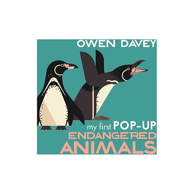 My First Pop-Up Endangered Animals - by Owen Davey (Hardcover)