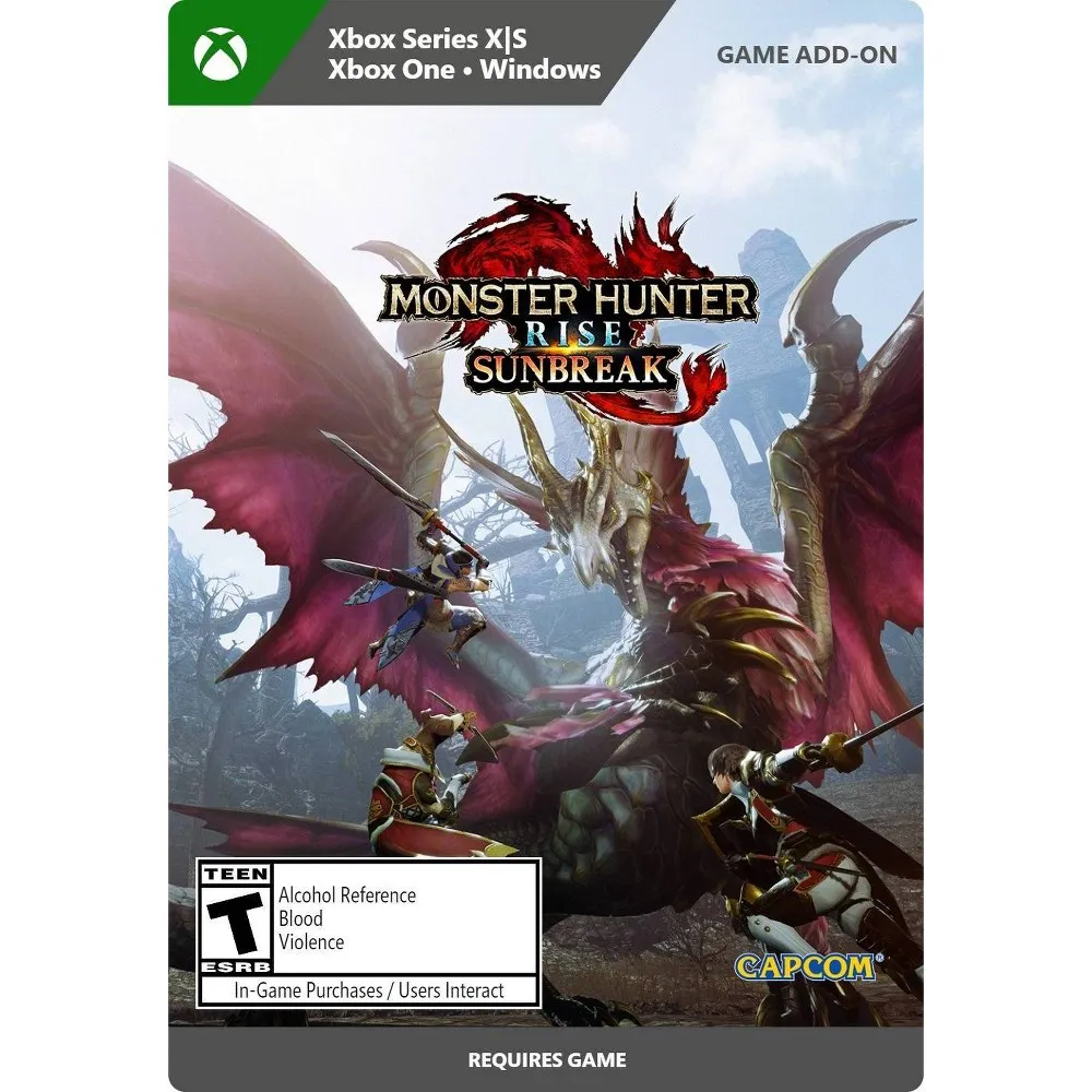 Microsoft Monster Hunter Rise: Sunbreak Upgrade - Xbox Series X|S/Xbox One/Windows  (Digital) | The Market Place