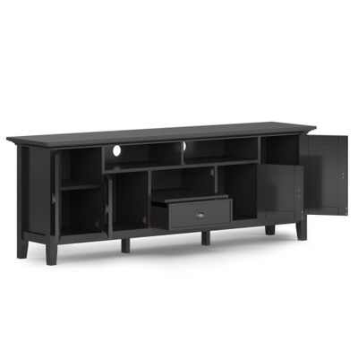 WyndenHall Mansfield TV Stand for TVs up to 80 : Mid-Century Modern Media Console with Drawers & Shelves