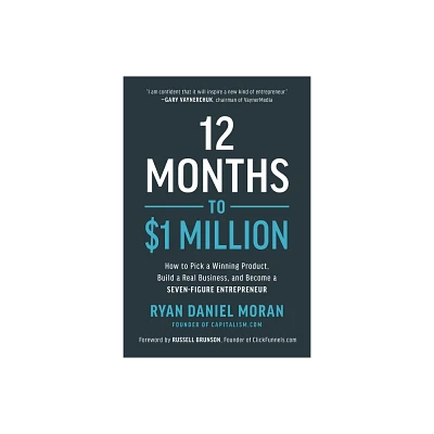 12 Months to $1 Million - by Ryan Daniel Moran (Hardcover)